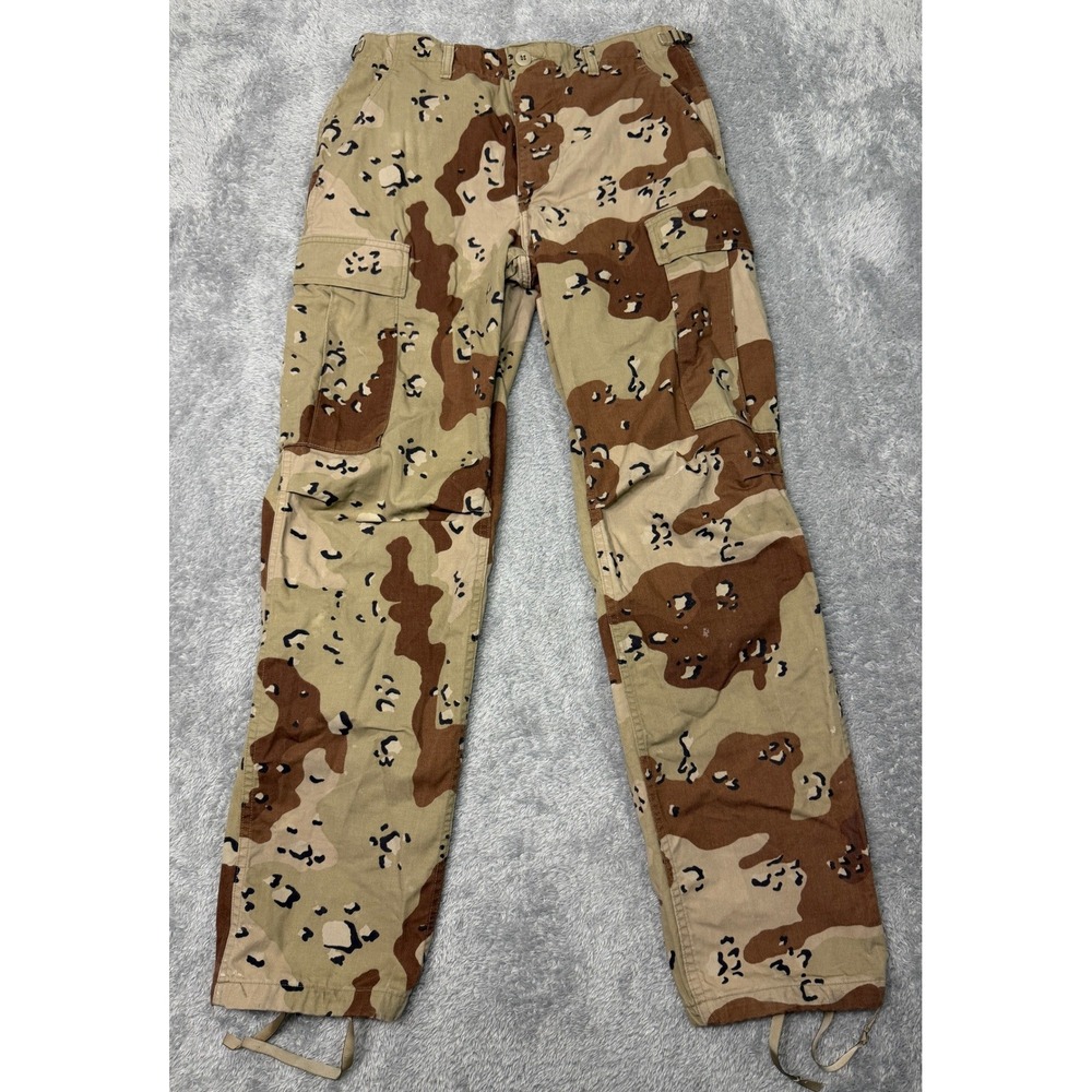 Vintage Propper Military Cargo Pants Desert Camo 30x31 Small Chocolate Chip 90s